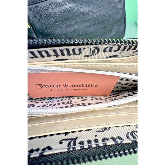 3x Juicy Couture Lot Pullout Pouch Backpack Wallet Wristlet Coin Purse Word Play main image 8